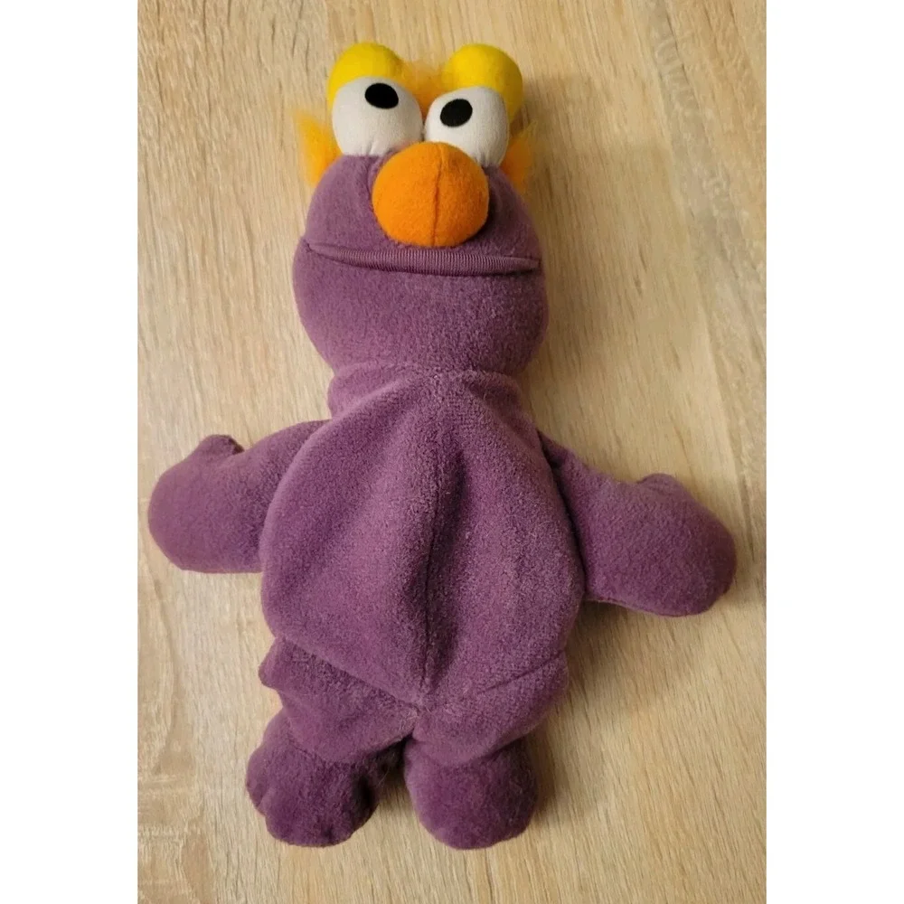 Sesame Street Honker Plush Purple Soft Stuffed Beanbag Toy Beanie 8in - B‎